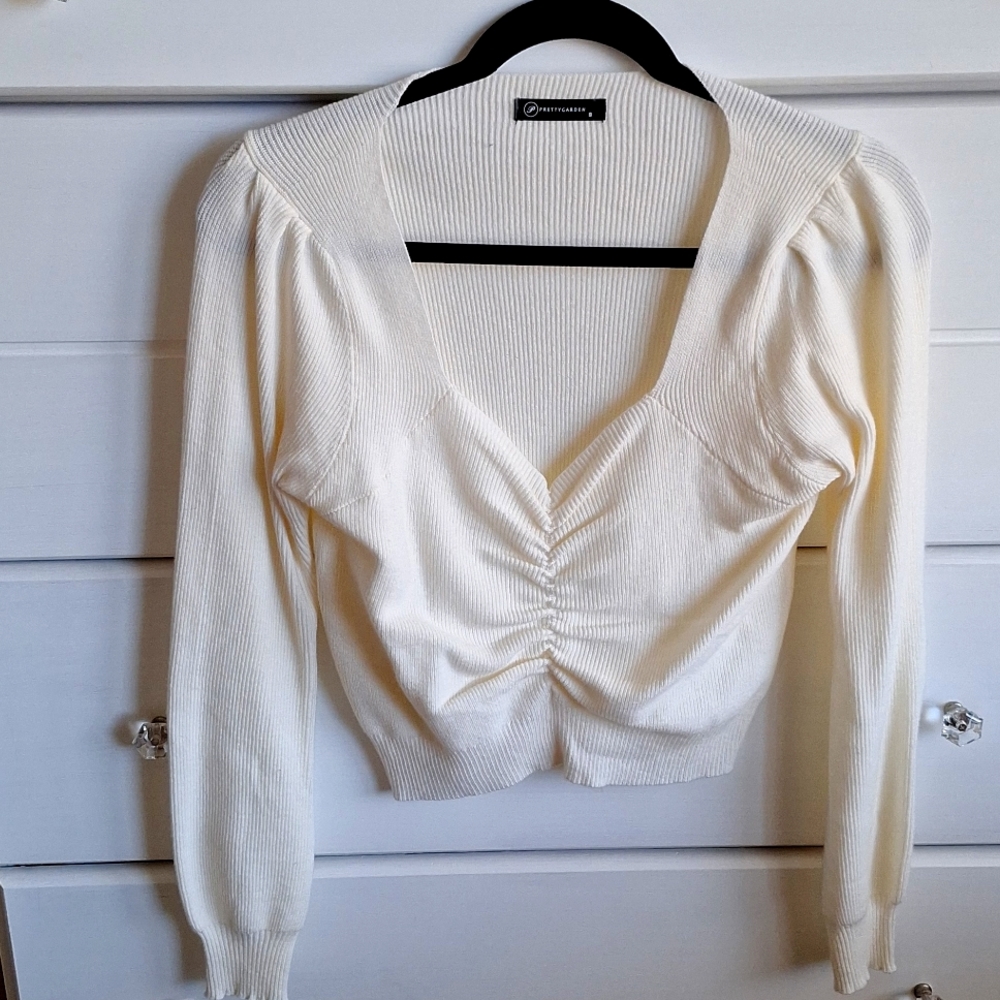 Cute cream sweater